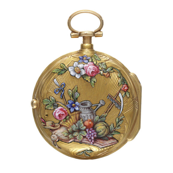 French gold quarter repeating à toc verge watch Circa 1750