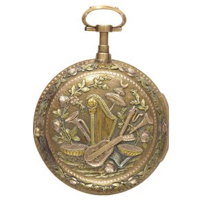A two-colour gold French quarter repeating watch Circa 1810