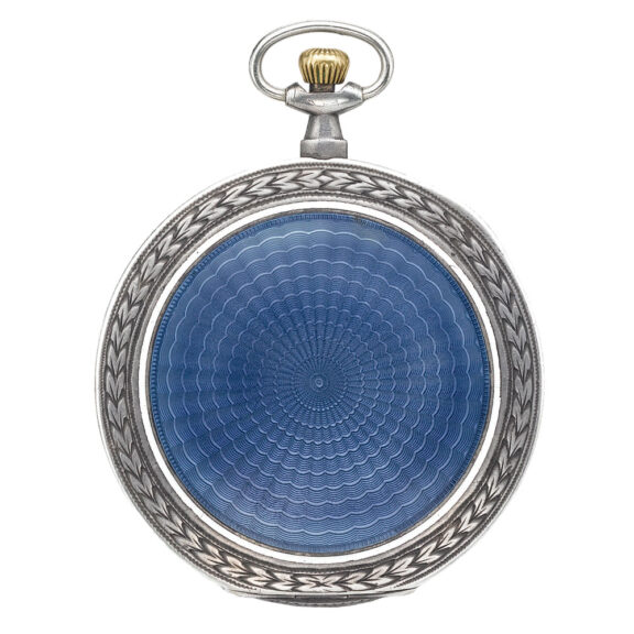 A silver Swiss watch made for the Turkish market Circa 1900 A silver Swiss watch made for the Turkish market Circa 1900