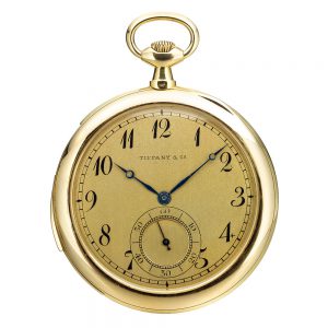 An American fine gold minute repeating lever watch Circa 1920