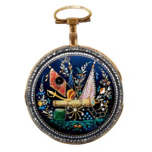 English gilt and enamel watch for the Turkish market Circa 1800