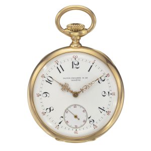 A fine 18 carat pink gold Swiss open-faced watch Circa 1896