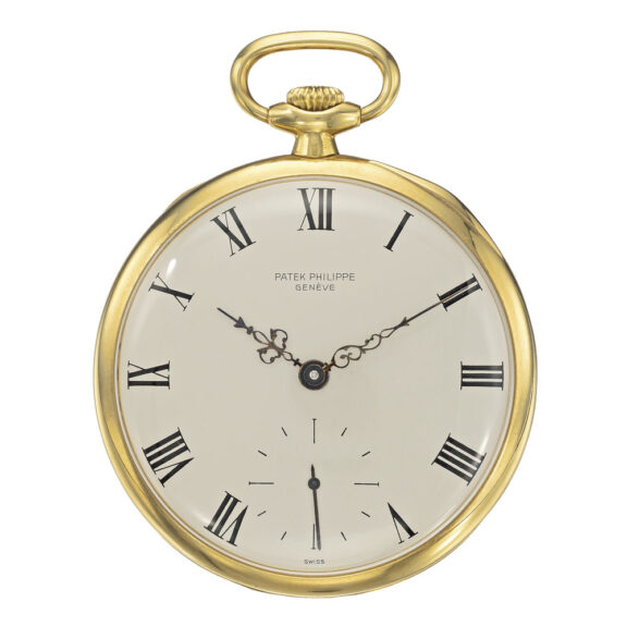 An 18 carat yellow gold Swiss open-faced watch Circa 1937
