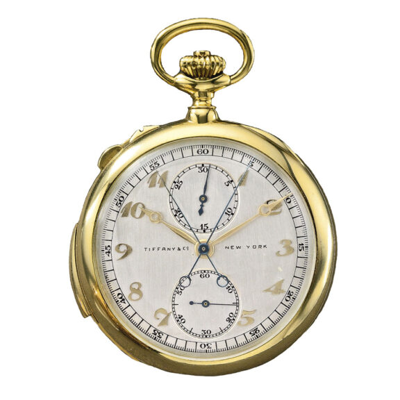 Gold Swiss minute repeater split seconds chronograph Circa 1927