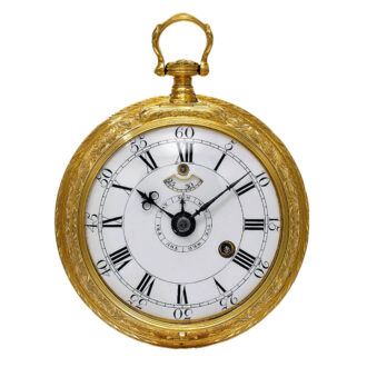 An English cylinder watch with annular calendar Circa 1760
