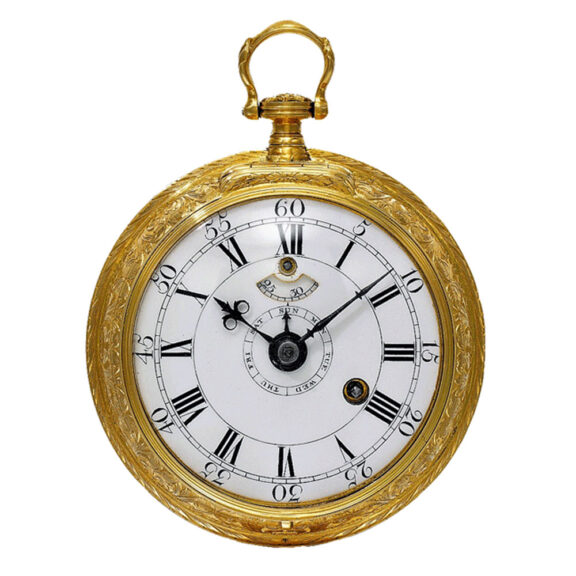 An English cylinder watch with annular calendar Circa 1760