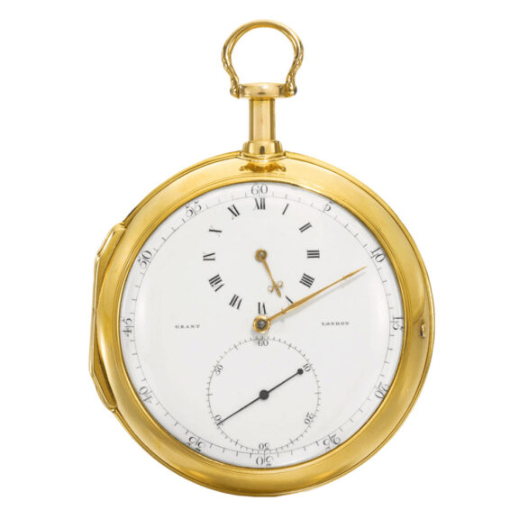 An English watch with two opposing balance springs Circa1788