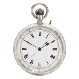 English 34 minute carrousel pocket chronometer Circa 1902