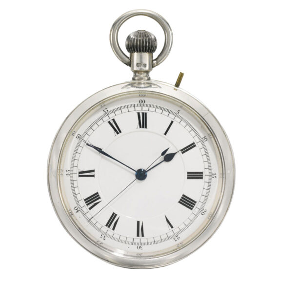 English 34 minute carrousel pocket chronometer Circa 1902 English 34 minute carrousel pocket chronometer Circa 1902