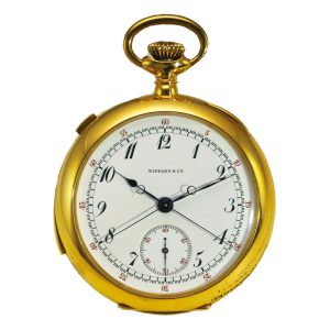 Swiss/American gold minute repeating split seconds Circa 1902