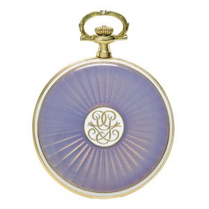 A French rare and ultra thin gold and enamel watch Circa 1915