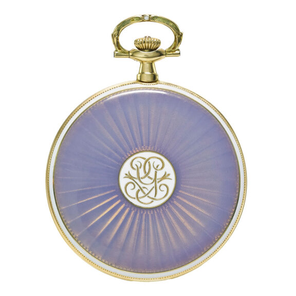 A French rare and ultra thin gold and enamel watch Circa 1915