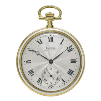 A French rare and ultra thin gold and enamel watch Circa 1915