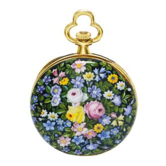 A fine lady's Swiss yellow gold and enamel watch Circa 1914