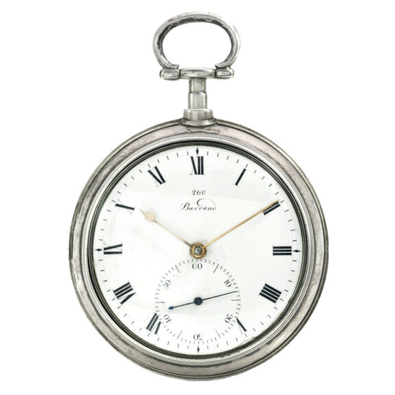 A English silver pair cased detent chronometer watch Circa 1853 A English silver pair cased detent chronometer watch Circa 1853