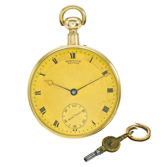 An English gold five minute repeating watch Circa 1809-1810