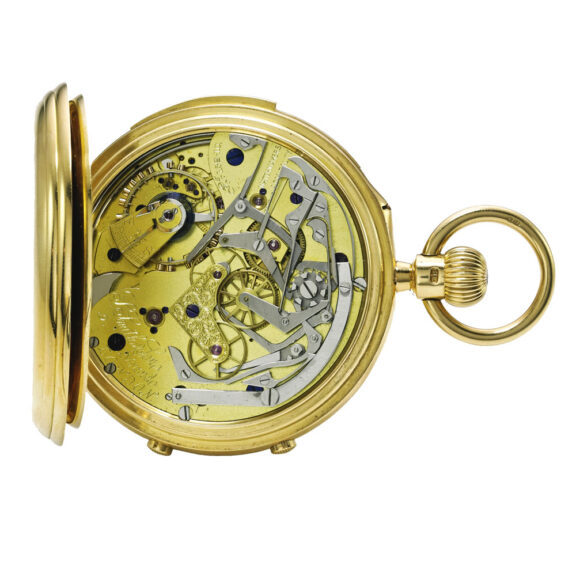 English minute repeating split seconds chronograph Circa 1898 English minute repeating split seconds chronograph Circa 1898