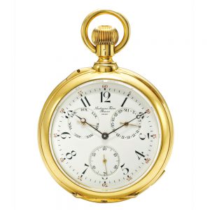 A Swiss minute repeater grande and petite sonnerie Circa 1890