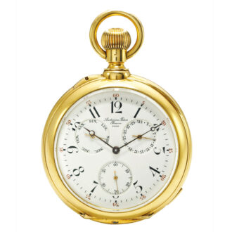 A Swiss minute repeater grande and petite sonnerie Circa 1890
