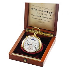 Swiss gold complicated keyless lever pocket watch Circa 1904