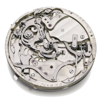 Swiss historically gold minute repeating chronograph Circa 1905