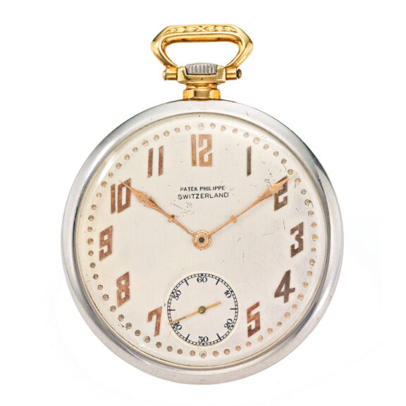 A Swiss platinum and gold watch in a contract case Circa 1920 A Swiss platinum and gold watch in a contract case Circa 1920