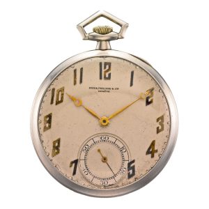 Swiss fine platinum open faced lever pocket watch Circa 1915