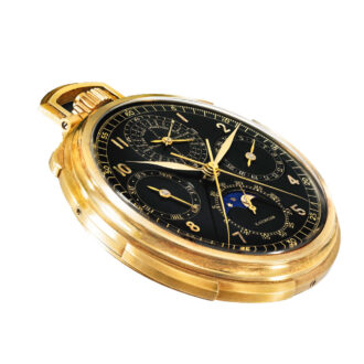 Swiss highly important gold watch by Patek Philippe Circa 1937