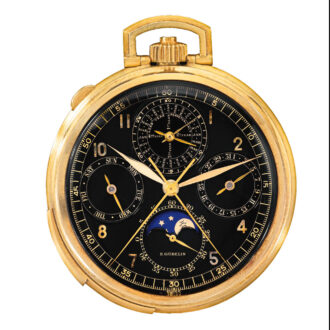 Swiss highly important gold watch by Patek Philippe Circa 1937