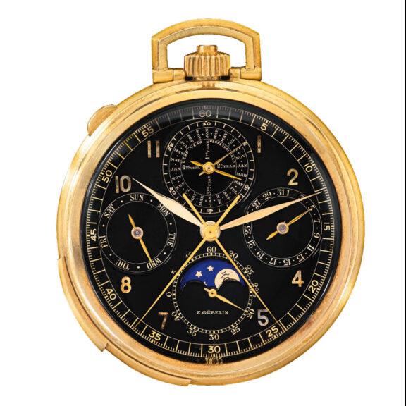 Swiss highly important gold watch by Patek Philippe Circa 1937