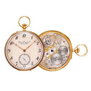 A fine Swiss yellow gold open faced pocket watch Circa 1900