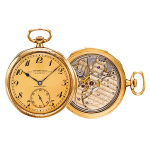 A fine Swiss gold minute repeating pocket watch Circa 1920