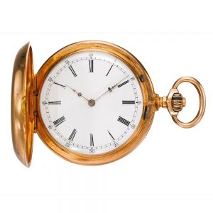 A very rare Swiss pink gold tourbillon pocket watch Circa 1880