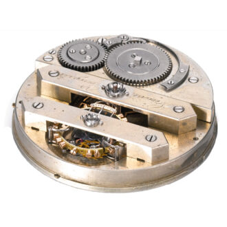 A very rare Swiss pink gold tourbillon pocket watch Circa 1880