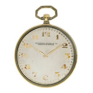 A Swiss yellow gold and enamel keyless lever watch Circa 1920