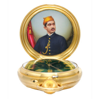 An English fine impressive gold pocket chronometer Circa 1881
