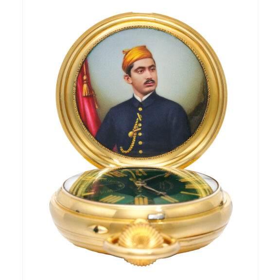 An English fine impressive gold pocket chronometer Circa 1881 An English fine impressive gold pocket chronometer Circa 1881