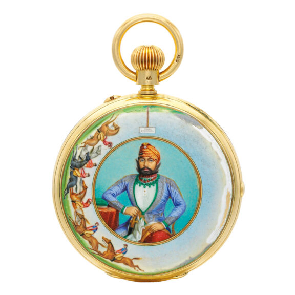An English gold triple perpetual calendar chronograph Circa 1881 An English gold triple perpetual calendar chronograph Circa 1881