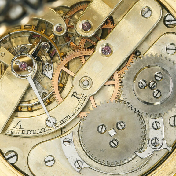 A very fine Swiss rare gold and diamond-set watch Circa 1890 A very fine Swiss rare gold and diamond-set watch Circa 1890