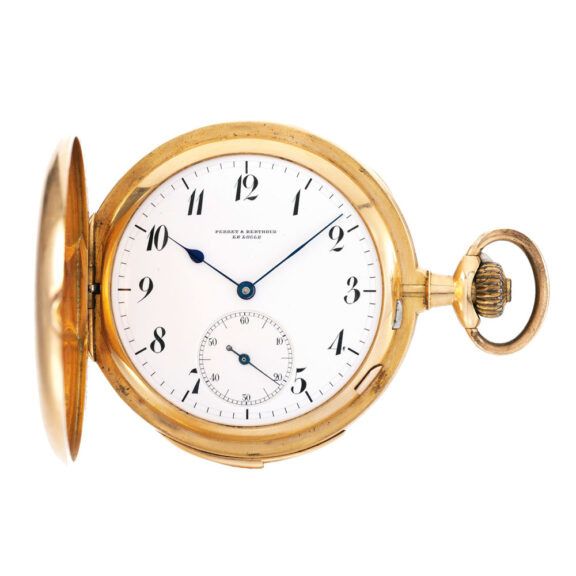 A rare Swiss gold minute repeating "Carillon"watch Circa 1890