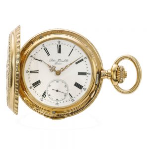 Swiss 18k quarter repeater grande and petite sonnerie Circa 1880