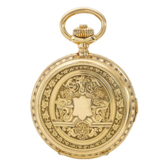 Swiss 18k quarter repeater grande and petite sonnerie Circa 1880