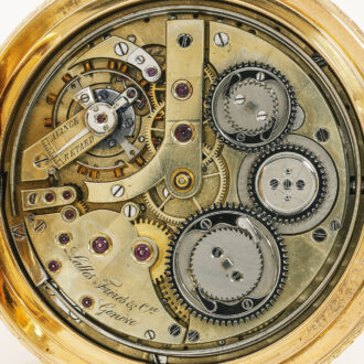 Swiss 18k quarter repeater grande and petite sonnerie Circa 1880