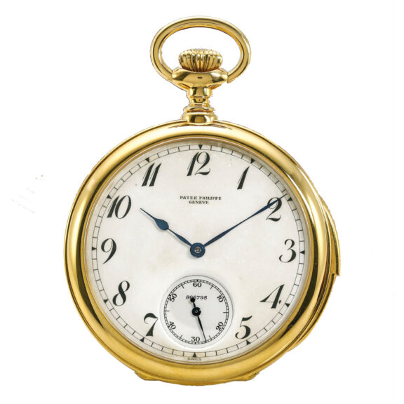 A Swiss gold minute repeating pocket chronometer Circa 1989