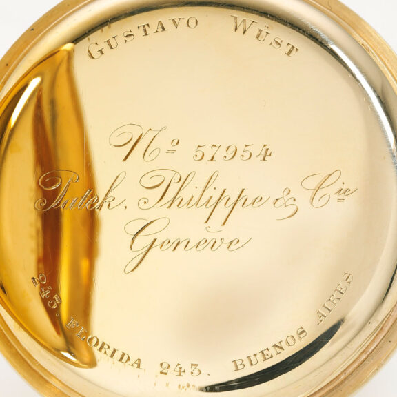 A fine Swiss rare gold watch with detent escapement Circa 1890 A fine Swiss rare gold watch with detent escapement Circa 1890