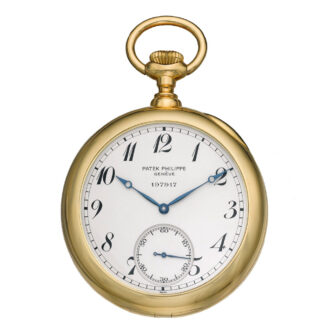 A possibly unique Swiss gold tourbillon pocket watch Circa 1929