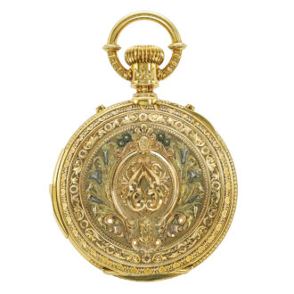 A Swiss watch dual time zone, perpetual calendar etc. Circa 1880 A Swiss watch dual time zone, perpetual calendar etc. Circa 1880