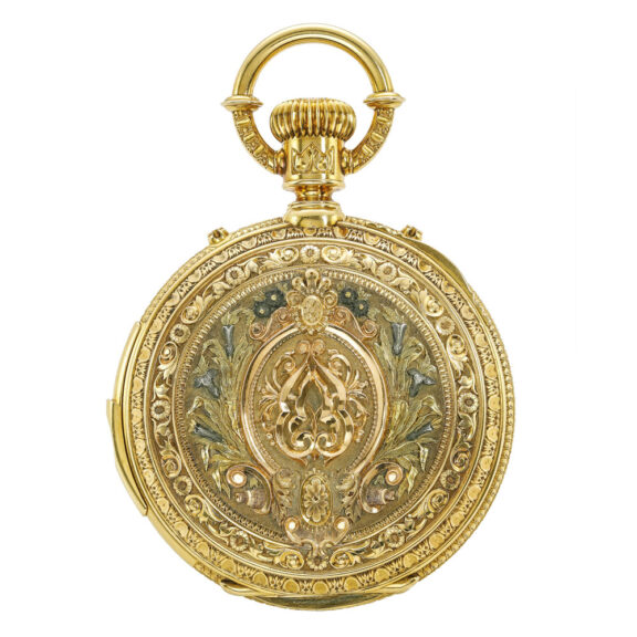 A Swiss watch dual time zone, perpetual calendar etc. Circa 1880 A Swiss watch dual time zone, perpetual calendar etc. Circa 1880