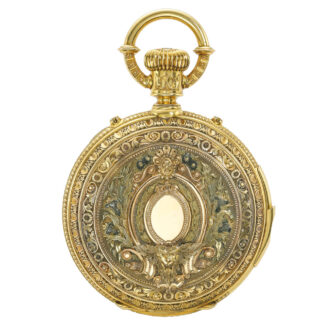 A Swiss watch dual time zone, perpetual calendar etc. Circa 1880 A Swiss watch dual time zone, perpetual calendar etc. Circa 1880
