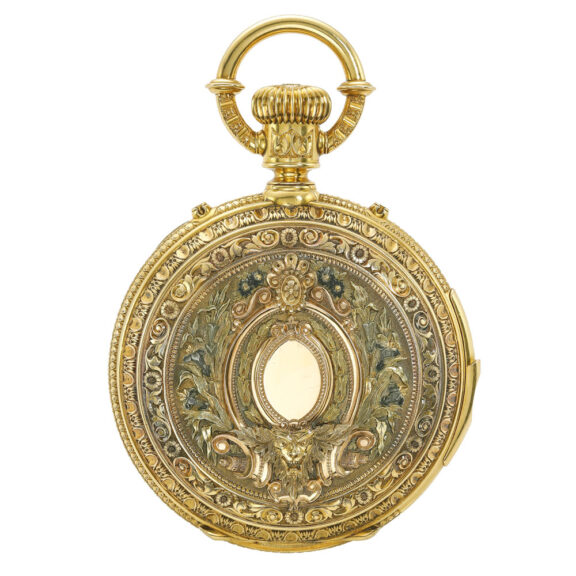 A Swiss watch dual time zone, perpetual calendar etc. Circa 1880 A Swiss watch dual time zone, perpetual calendar etc. Circa 1880